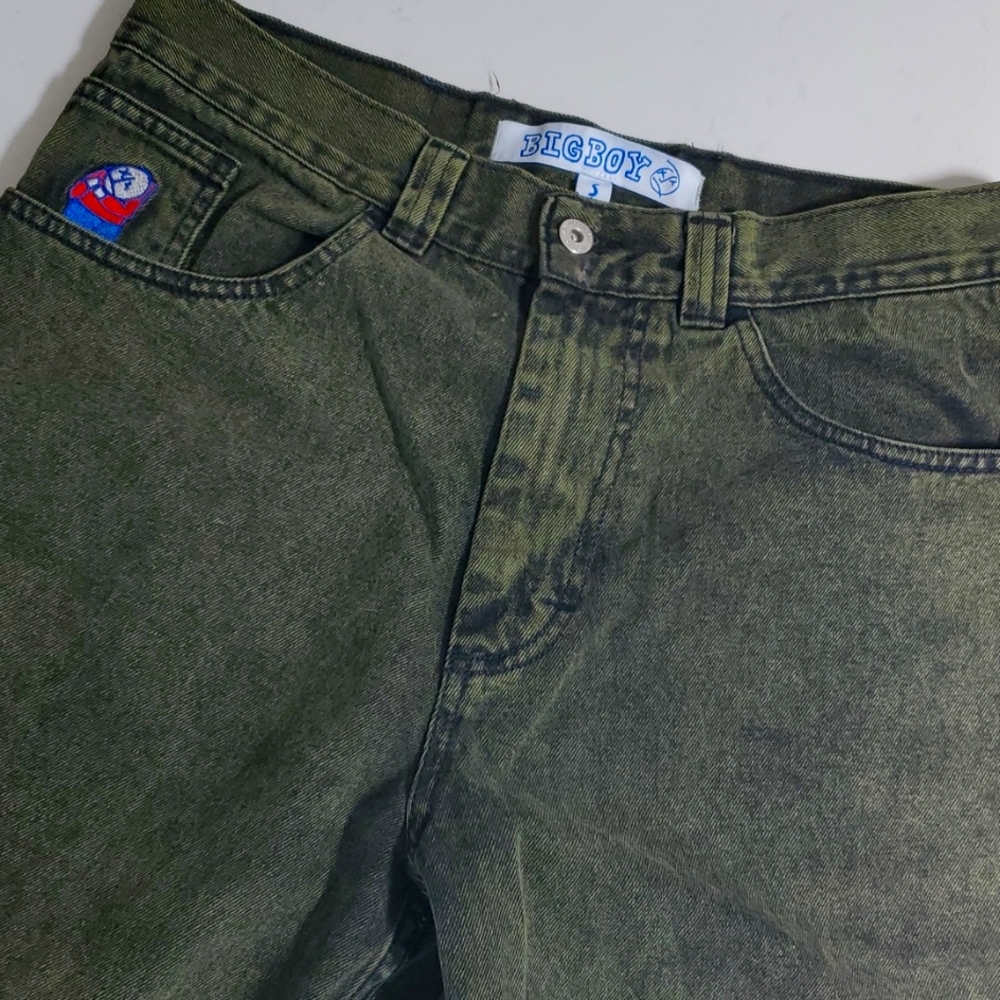 Big Boys by Polar Skate Co! Rare OG logo in a Dark Green Wash!